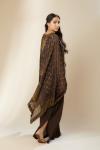 Chocolate Brown Georgette Kaftan Set