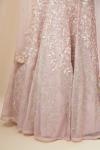 Onion Pink Organza Lehenga Set