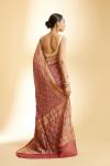 Red Onion Bandhej Georgette Saree