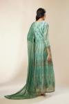 Sea Green Chanderi Anarkali Set