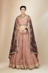 Old Rose Georgette Lehenga Set