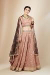 Old Rose Georgette Lehenga Set