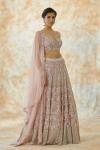 Rose Pink Net Lehenga