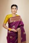 Voilet Kanjivaram Silk Saree