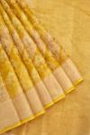 Butter Yellow rangkaat Banarasi Silk Saree