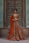 Tangerine Scape Lehenga