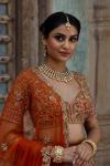 Tangerine Scape Lehenga