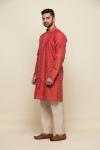 Ikat Printed Kurta Set