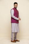 Ikat Printed Nehru Jacket Set