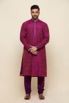 Ikat Printed Kurta Set