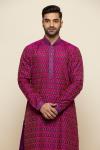 Ikat Printed Kurta Set