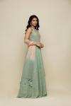 Sea Green Georegette Anarkali