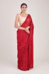 Scarlet Sequin Embellished Georgette Saree