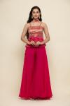 Ruby Pink Sharara Suit