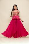 Ruby Pink Sharara Suit