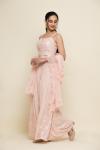 Baby Pink Georegette Sharara Suit