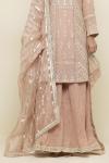 Spanish Pink Cotton Sharara Suit