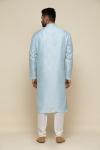 Baby Blue Silk Kurta Set