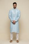 Baby Blue Silk Kurta Set