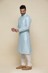 Baby Blue Silk Kurta Set