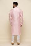 Baby Pink Silk Kurta Set