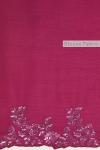 Berry Pink Sequin Embellished Saree