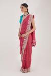 Bubblegum Pink Sequin Embellished Saree