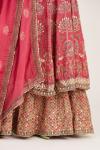 Pink Rose Anarkali Gown Set