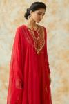 Royal Red Bandhani Suit