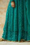 Jade Green Chiffon Suit