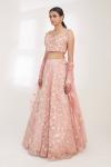 Lemonade Pink Sequins Lehenga Set