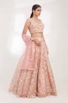 Lemonade Pink Sequins Lehenga Set