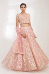 Lemonade Pink Sequins Lehenga Set