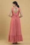 Coral Georgette Anarkali