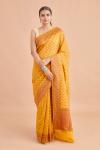 Yellow Jamdani Saree