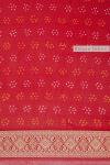 Red Georegette Bandhani Saree