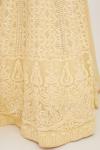 Yellow Chikankari Anarkali Set