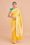 Tuscany Yellow Banarasi Silk Saree