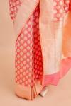 Coral Silk Organza Saree