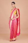 Fuchsia Silk Saree