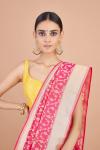 Fuchsia Silk Saree