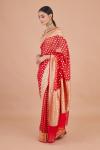 Scarlet Banarasi Silk Saree