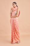 Rose Pink Weave Brocade Saree