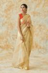 Golden Tissue Metallic Saree