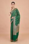 Green Floral Georgette Saree-Dummy