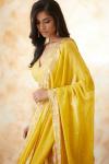 Yellow Georegette Lehenga