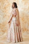 Warm Ivory Silk Lehenga