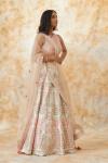 Warm Ivory Silk Lehenga