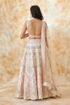 Warm Ivory Silk Lehenga