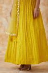 Mango Yellow Georegette Anarkali Suit